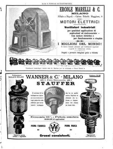 L'elettricista rivista mensile di elettrotecnica