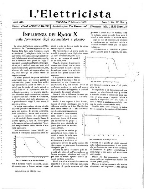 L'elettricista rivista mensile di elettrotecnica