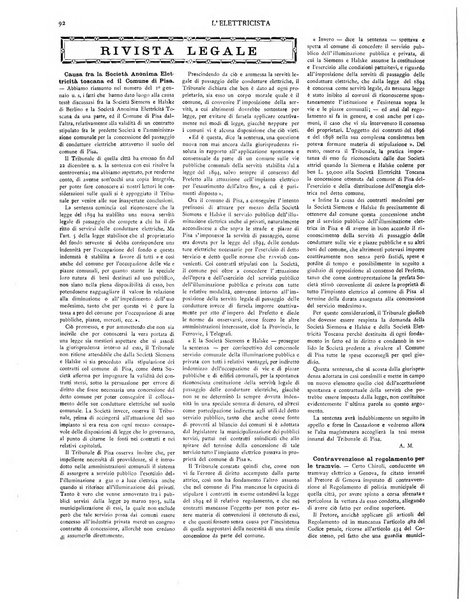 L'elettricista rivista mensile di elettrotecnica