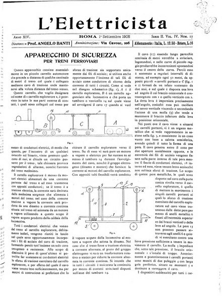 L'elettricista rivista mensile di elettrotecnica