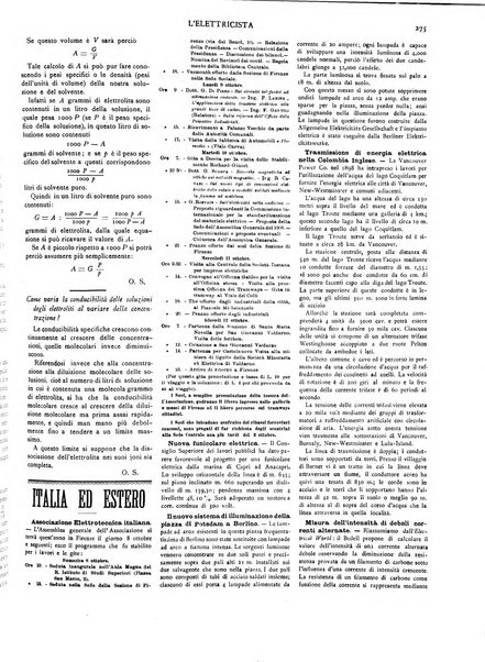 L'elettricista rivista mensile di elettrotecnica