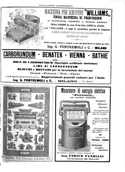 L'elettricista rivista mensile di elettrotecnica