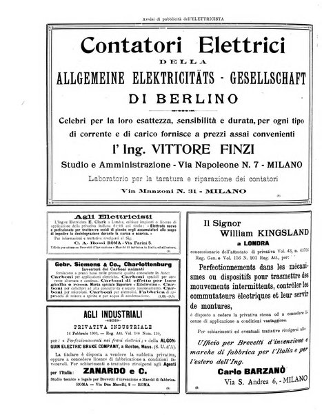 L'elettricista rivista mensile di elettrotecnica