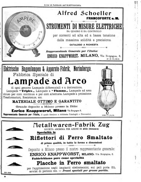 L'elettricista rivista mensile di elettrotecnica