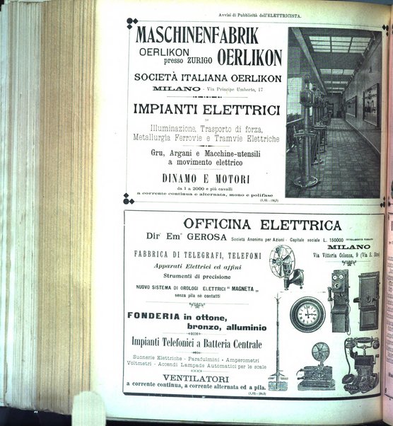 L'elettricista rivista mensile di elettrotecnica