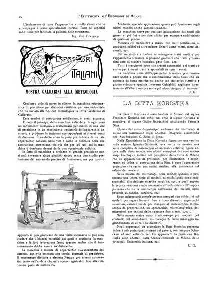 L'elettricista rivista mensile di elettrotecnica