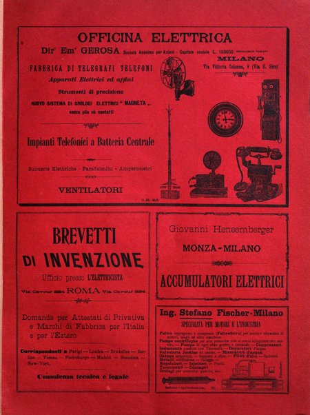 L'elettricista rivista mensile di elettrotecnica