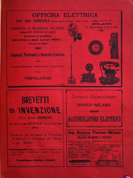 L'elettricista rivista mensile di elettrotecnica