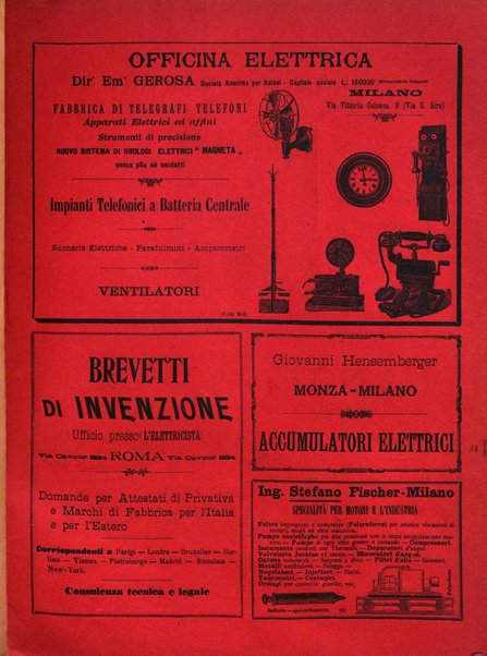 L'elettricista rivista mensile di elettrotecnica