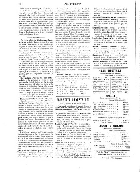 L'elettricista rivista mensile di elettrotecnica