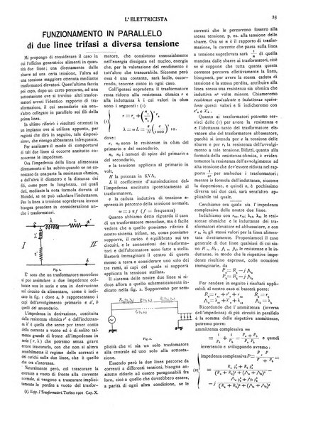 L'elettricista rivista mensile di elettrotecnica