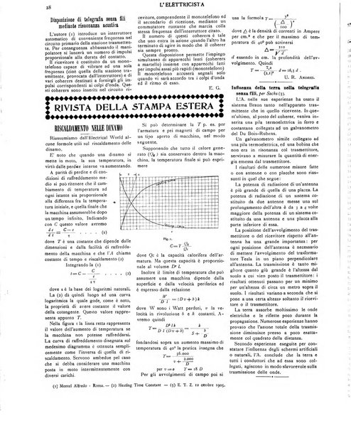 L'elettricista rivista mensile di elettrotecnica