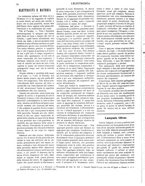 L'elettricista rivista mensile di elettrotecnica