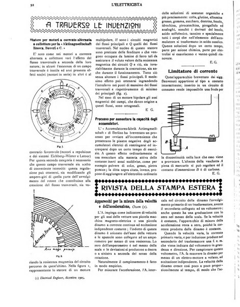 L'elettricista rivista mensile di elettrotecnica