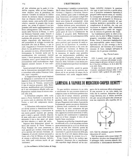 L'elettricista rivista mensile di elettrotecnica