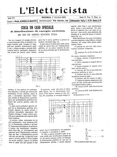 L'elettricista rivista mensile di elettrotecnica