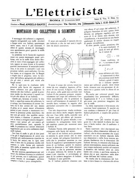 L'elettricista rivista mensile di elettrotecnica