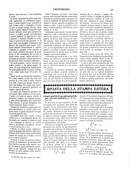 L'elettricista rivista mensile di elettrotecnica