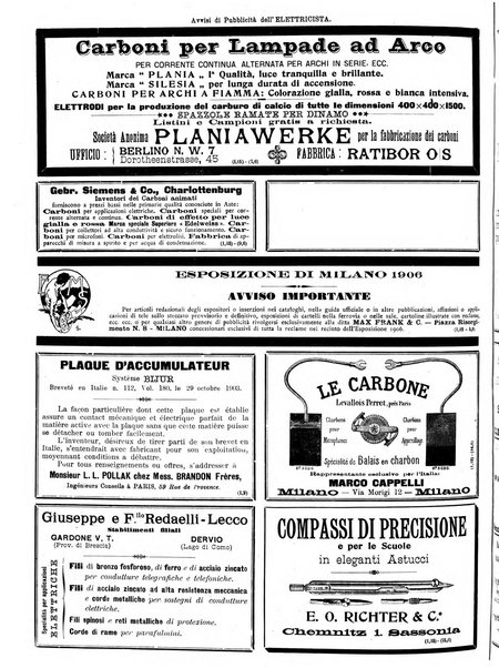 L'elettricista rivista mensile di elettrotecnica