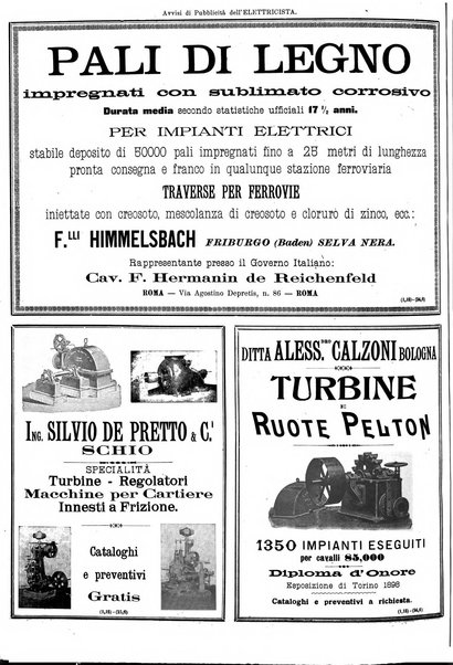 L'elettricista rivista mensile di elettrotecnica