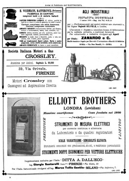 L'elettricista rivista mensile di elettrotecnica