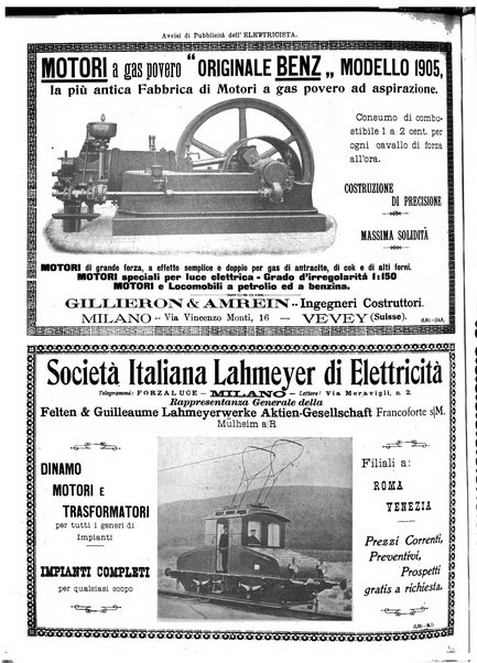 L'elettricista rivista mensile di elettrotecnica