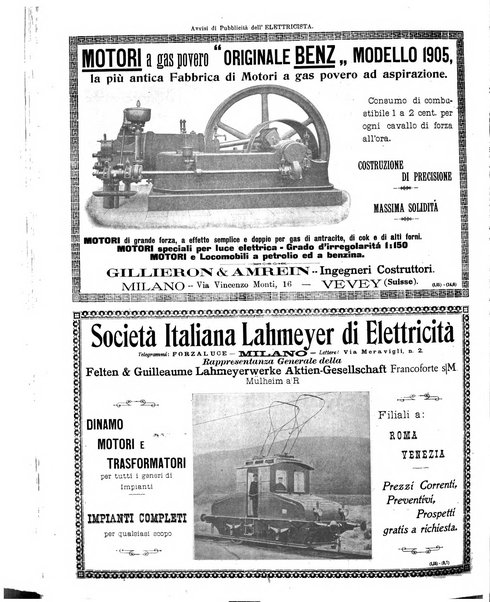 L'elettricista rivista mensile di elettrotecnica