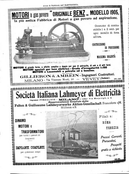 L'elettricista rivista mensile di elettrotecnica