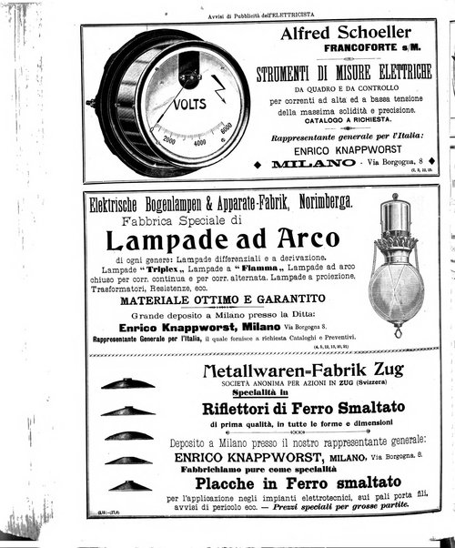 L'elettricista rivista mensile di elettrotecnica