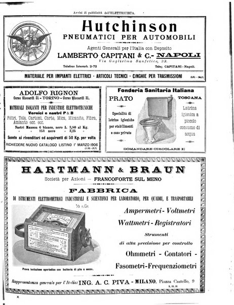 L'elettricista rivista mensile di elettrotecnica