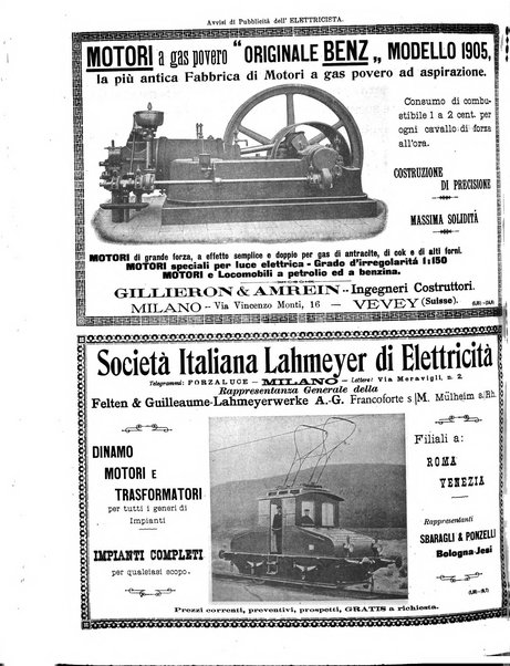 L'elettricista rivista mensile di elettrotecnica