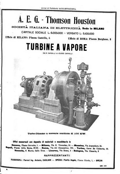 L'elettricista rivista mensile di elettrotecnica