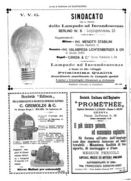 L'elettricista rivista mensile di elettrotecnica