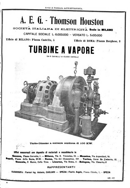 L'elettricista rivista mensile di elettrotecnica