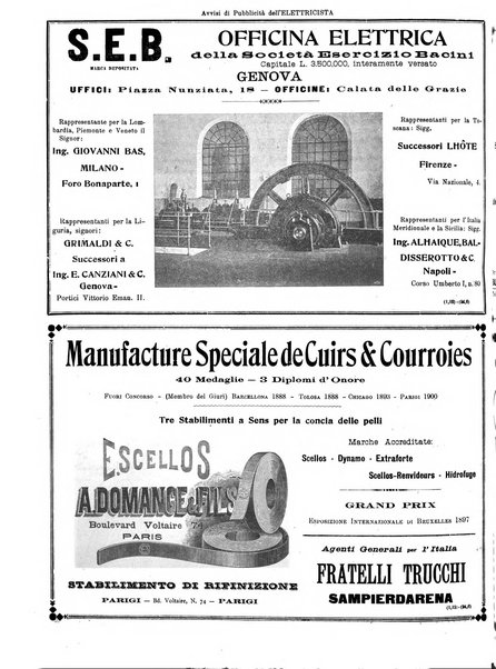 L'elettricista rivista mensile di elettrotecnica