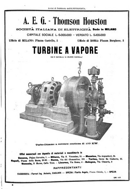 L'elettricista rivista mensile di elettrotecnica