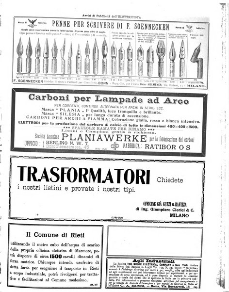 L'elettricista rivista mensile di elettrotecnica