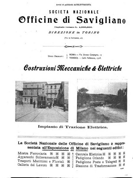 L'elettricista rivista mensile di elettrotecnica