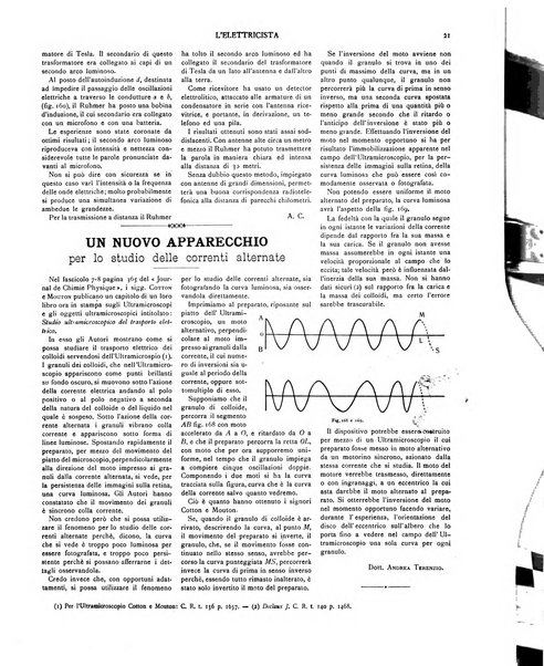 L'elettricista rivista mensile di elettrotecnica