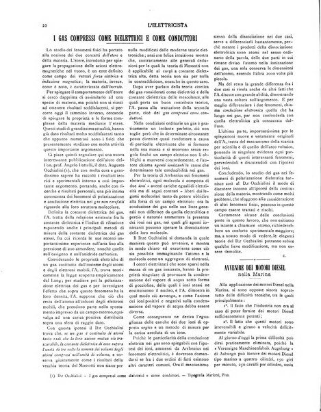 L'elettricista rivista mensile di elettrotecnica