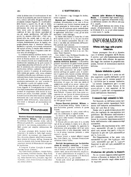 L'elettricista rivista mensile di elettrotecnica