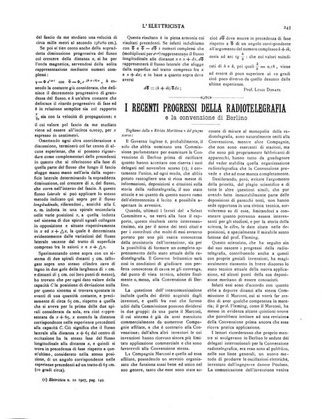 L'elettricista rivista mensile di elettrotecnica