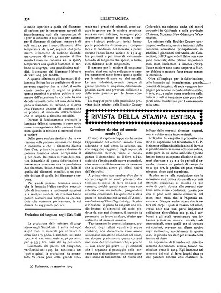 L'elettricista rivista mensile di elettrotecnica