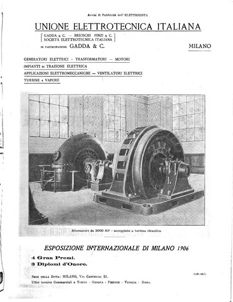 L'elettricista rivista mensile di elettrotecnica