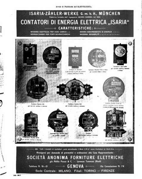 L'elettricista rivista mensile di elettrotecnica