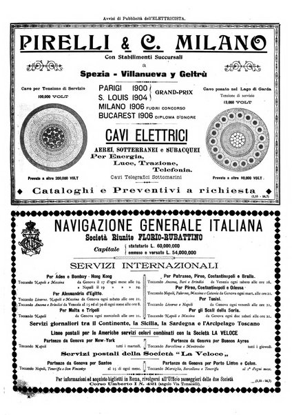 L'elettricista rivista mensile di elettrotecnica