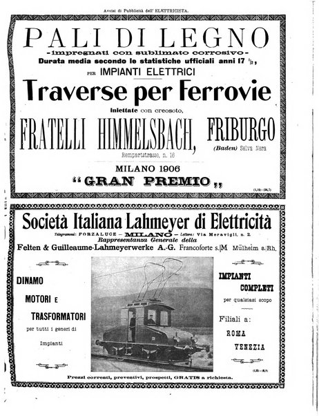 L'elettricista rivista mensile di elettrotecnica