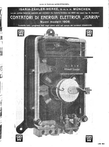 L'elettricista rivista mensile di elettrotecnica