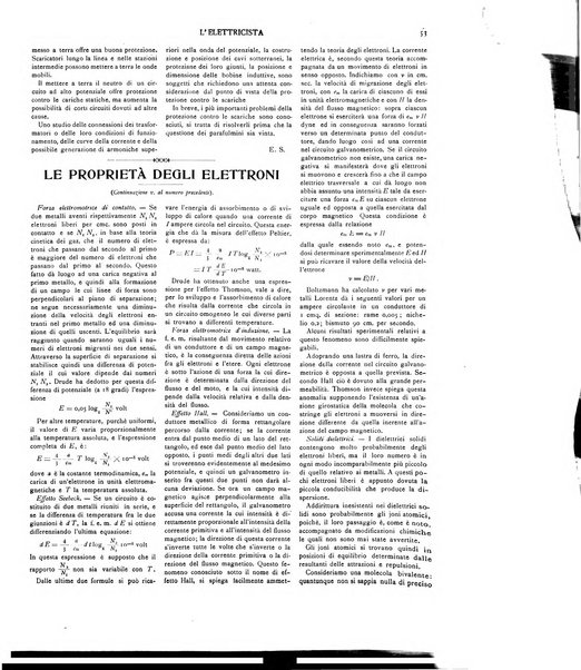 L'elettricista rivista mensile di elettrotecnica