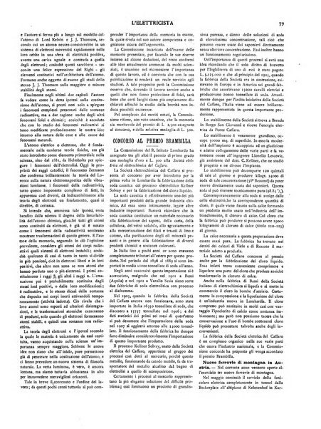 L'elettricista rivista mensile di elettrotecnica